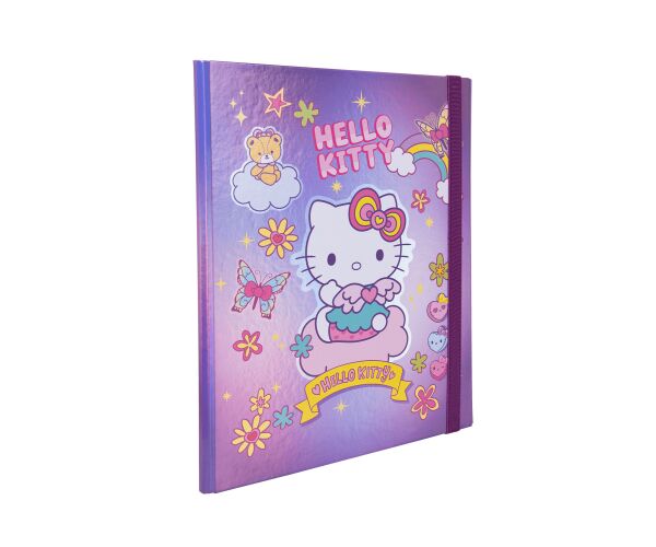 Desky na sešity A4 s širokou gumou - Hello Kitty vzor 2